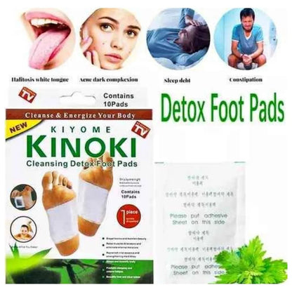 PARCHES DETOX KINOKI PARA PIES CAJA x 10